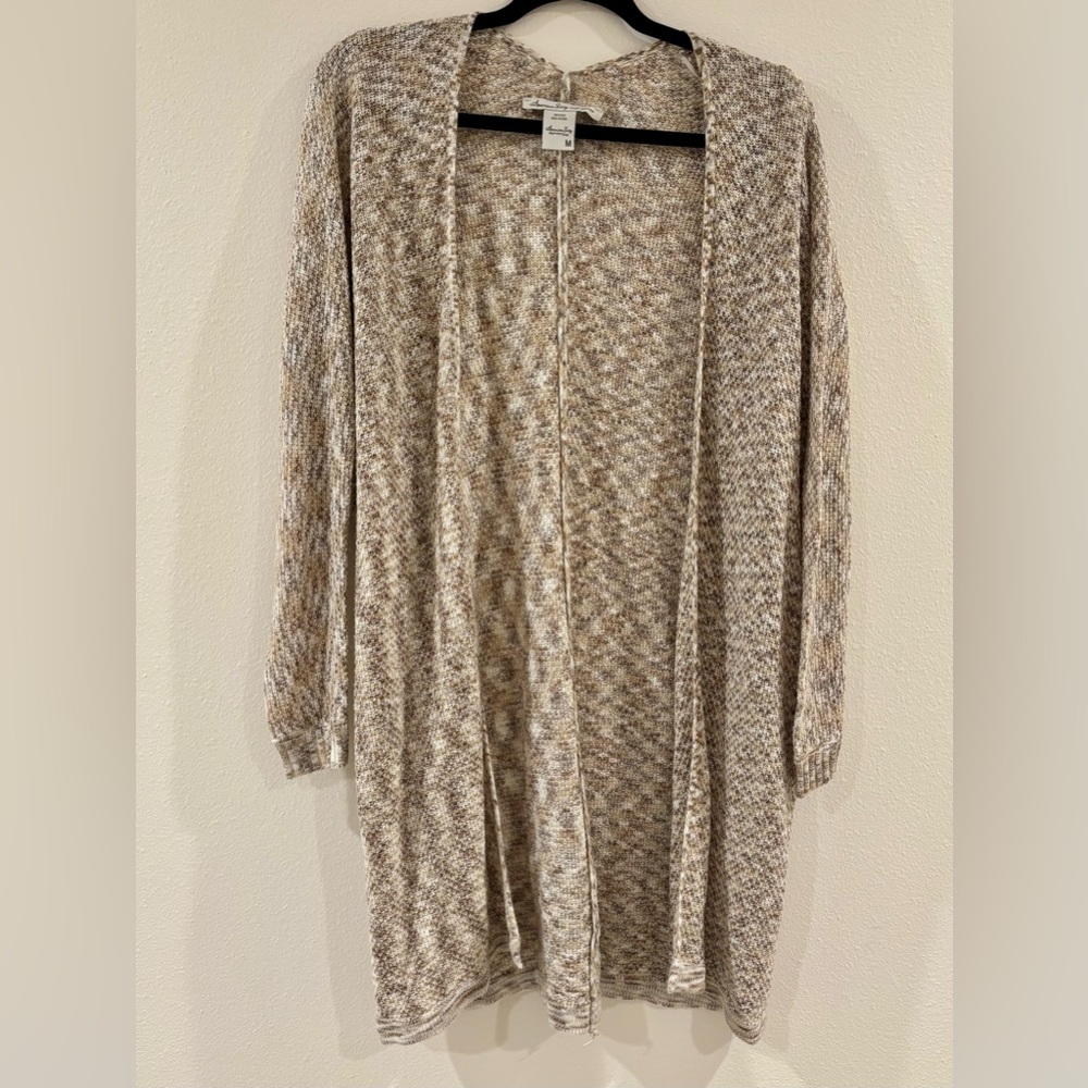 Cozy Beige Knit Cardigan